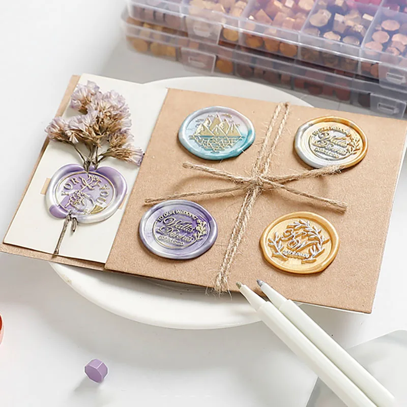 Wax Seal Stamp Set - Ensemble de sceaux à la cire