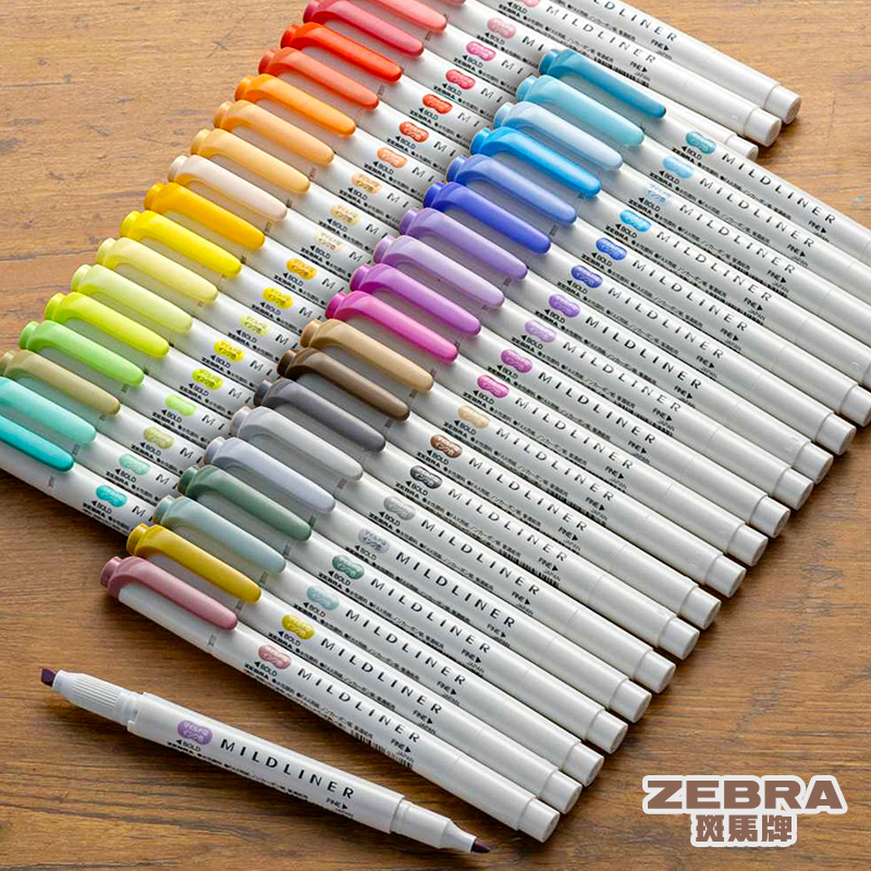 Marqueur japonais zèbre Mildli - Zebra Pen Mildliner avis et prix