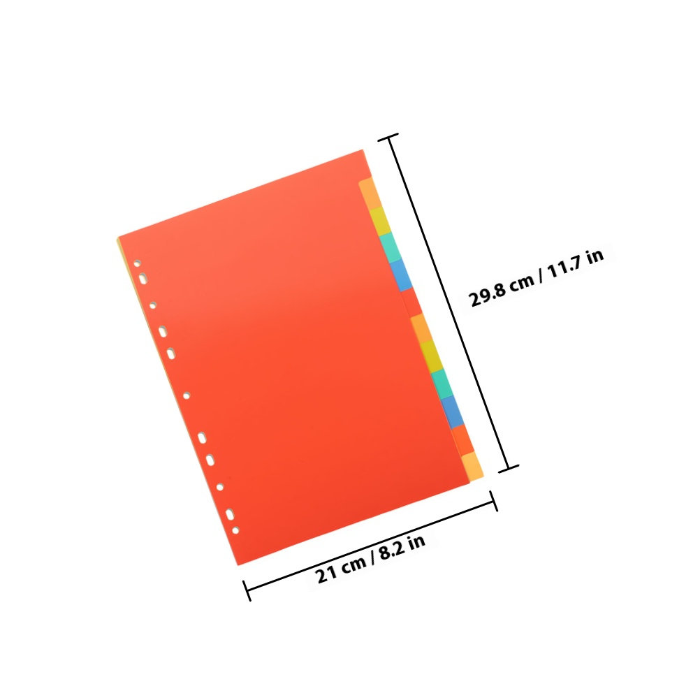 Intercalaires en PVC avec étiq - Tab Divider A4 avis et prix